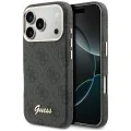 Калъф за iPhone 17 Pro Max - 4G Script MagSafe - Guess - Черен