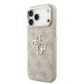 Калъф за iPhone 18 Pro Max / iPhone 17 Pro Max - Hardcase 4G Classic Logo with Strap (GUHCP18XP4GMGSCP) - Guess - Розов