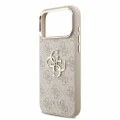 Калъф за iPhone 18 Pro Max / iPhone 17 Pro Max - Hardcase 4G Classic Logo with Strap (GUHCP18XP4GMGSCP) - Guess - Розов