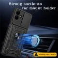 Калъф за телефон за Samsung Galaxy A08 4G / A07 5G CamShield Series - Techsuit - Черен