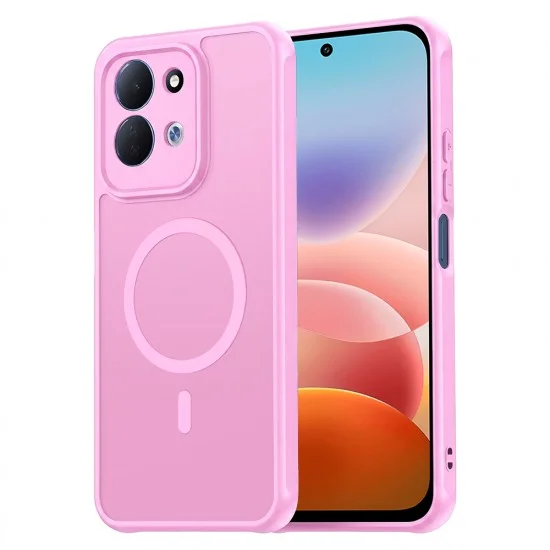 Калъф за телефон за Xiaomi Redmi 17 4G / Redmi 17 5G HaloFrost II MagSafe - Techsuit - Розов