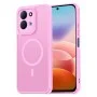 Калъф за телефон за Xiaomi Redmi 17 4G / Redmi 17 5G HaloFrost II MagSafe - Techsuit - Розов