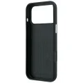Калъф за телефон за iPhone 18 Pro Max / iPhone 17 Pro Max Saffiano with K&C Heads Pins and Logo (KLHCP18XPSWFDHPK) - Karl Lagerfeld - Черен