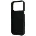 Калъф за телефон за iPhone 18 Pro Max / iPhone 17 Pro Max Smooth Leather Big Resin Signature Logo (KLHCP18X6PFCKSRK) - Karl Lagerfeld - Черен