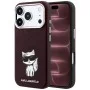 Калъф за телефон за iPhone 18 Pro Max / iPhone 17 Pro Max Smooth Leather Choupette Sketch MagSafe (KLHMP18X6PWCIKDR) - Karl Lagerfeld - Бордо