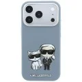Калъф за телефон за iPhone 18 Pro Max / iPhone 17 Pro Max Smooth Leather KC Bodies Sketch MagSafe (KLHMP18X6PWKCIDB) - Karl Lagerfeld - Светлосин
