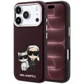 Калъф за телефон за iPhone 18 Pro Max / iPhone 17 Pro Max Smooth Leather KC Bodies Sketch MagSafe (KLHMP18X6PWKCIDR) - Karl Lagerfeld - Бордо