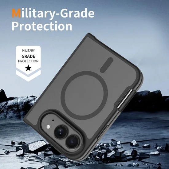 Калъф за телефон за iPhone Duo PureFrost MagSafe - Techsuit - Матиран черен