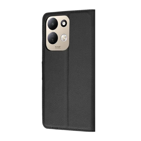 Калъф тип тефтер за Xiaomi Redmi 17 4G / Redmi 17 5G Leather Folio - Techsuit - Черен