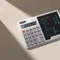 Калкулатор с електронен бележник JX01, 12-инчов дисплей, стилус, филтър за синя светлина, двойно захранване - Deerma - Сив