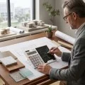 Калкулатор с електронен бележник JX01, 12-инчов дисплей, стилус, филтър за синя светлина, двойно захранване - Deerma - Сив