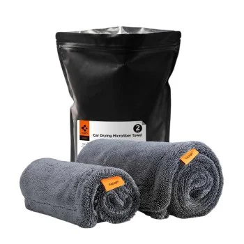 Кърпа за подсушаване на автомобил за Car Drying Microfiber Towel Black CC100 (S1+L1) (ACP11389) - Spigen - Черен