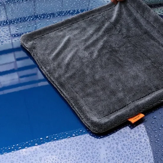 Кърпа за подсушаване на автомобил за Car Drying Microfiber Towel Black CC100 (S1+L1) (ACP11389) - Spigen - Черен