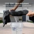 Кърпа за подсушаване на автомобил за Car Drying Microfiber Towel Black CC100 (S1+L1) (ACP11389) - Spigen - Черен