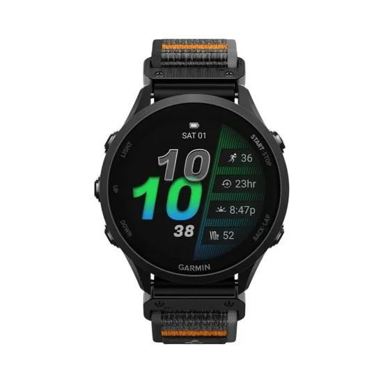 Каишка Spigen Athlex Air QuickFit 22mm (AMP11426) - Garmin Fenix 5/5 Plus 6/6 Pro/7/Forerunner 935/945/970/Approach S60 - Черен / Оранжев