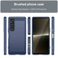 Кейс за Honor X7b / X7b 5G / 90 SMART - Techsuit - Карбонов силикон - Син