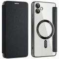 Кейс за Samsung Galaxy A05 - SmartMag Book Case - Черен