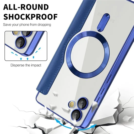 Кейс за Samsung Galaxy A05 - SmartMag Book Case - Син