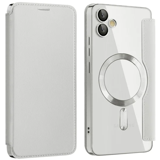 Кейс за Samsung Galaxy A05 - SmartMag Book Case - Сив