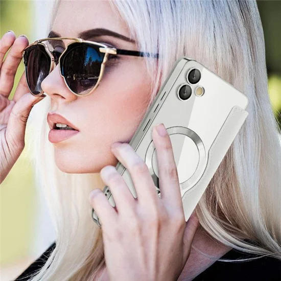 Кейс за Samsung Galaxy A05 - SmartMag Book Case - Сив