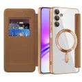 Кейс за Samsung Galaxy A05s - SmartMag Book Case - Кафяв