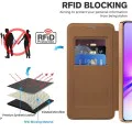 Кейс за Samsung Galaxy A05s - SmartMag Book Case - Кафяв
