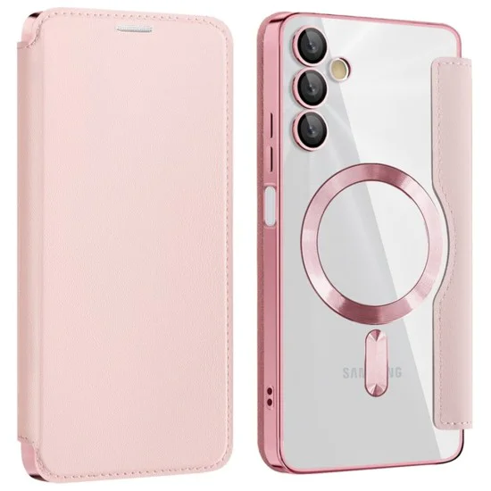 Кейс за Samsung Galaxy A05s - SmartMag Book Case - Розов