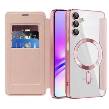 Кейс за Samsung Galaxy A05s - SmartMag Book Case - Розов