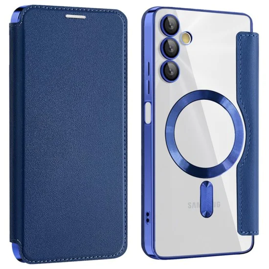 Кейс за Samsung Galaxy A05s - SmartMag Book Case - Син