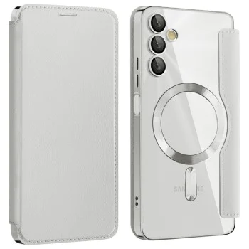 Кейс за Samsung Galaxy A05s - SmartMag Book Case - Сив