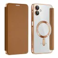 Кейс за Samsung Galaxy A06 - SmartMag Book Case - Кафяв