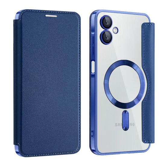 Кейс за Samsung Galaxy A06 - SmartMag Book Case - Син