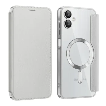 Кейс за Samsung Galaxy A06 - SmartMag Book Case - Сив