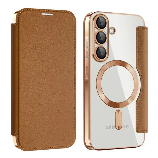 Кейс за Samsung Galaxy A26 5G - SmartMag Book Case - Кафяв