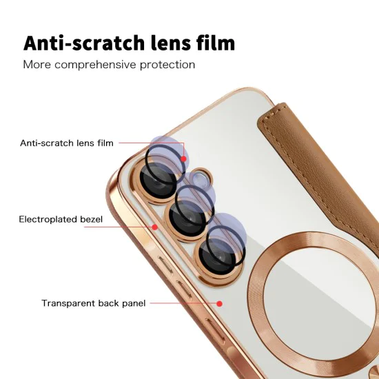 Кейс за Samsung Galaxy A26 5G - SmartMag Book Case - Кафяв