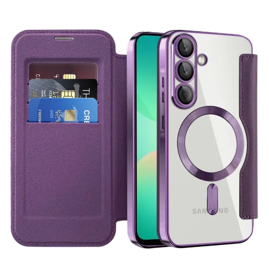 Кейс за Samsung Galaxy A26 5G - SmartMag Book Case - Лилав