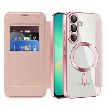 Кейс за Samsung Galaxy A26 5G - SmartMag Book Case - Розов