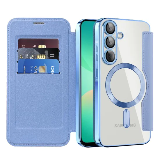 Кейс за Samsung Galaxy A26 5G - SmartMag Book Case - Светло син