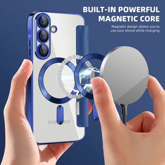 Кейс за Samsung Galaxy A26 5G - SmartMag Book Case - син