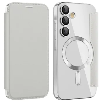 Кейс за Samsung Galaxy A35 5G - SmartMag Book Case - Сив