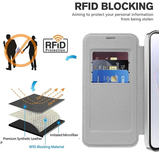 Кейс за Samsung Galaxy A35 5G - SmartMag Book Case - Сив