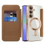 Кейс за Samsung Galaxy A36 5G - SmartMag Book Case - Кафяв