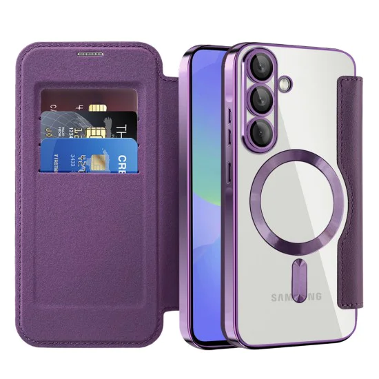 Кейс за Samsung Galaxy A36 5G - SmartMag Book Case - Лилав
