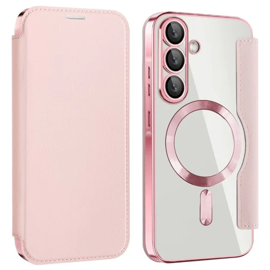 Кейс за Samsung Galaxy A36 5G - SmartMag Book Case - Розов