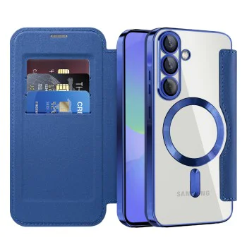 Кейс за Samsung Galaxy A36 5G - SmartMag Book Case - Син