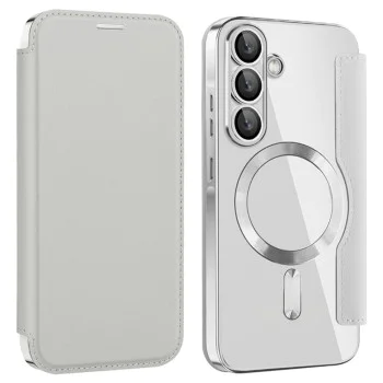 Кейс за Samsung Galaxy A36 5G - SmartMag Book Case - Сив