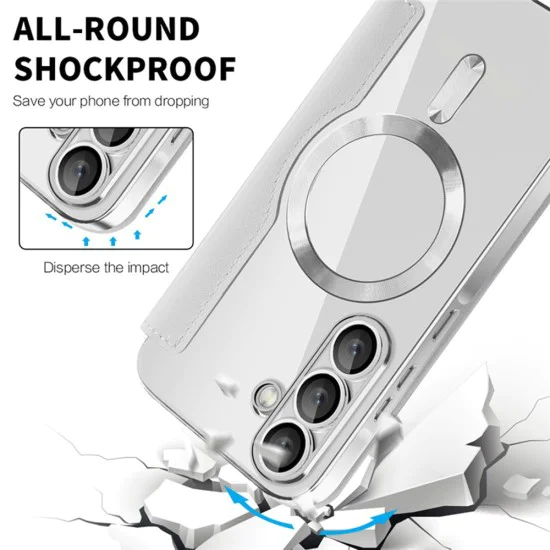 Кейс за Samsung Galaxy A36 5G - SmartMag Book Case - Сив