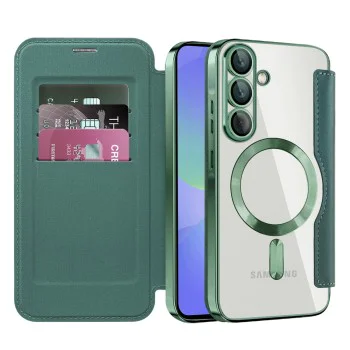 Кейс за Samsung Galaxy A36 5G - SmartMag Book Case - Зелен