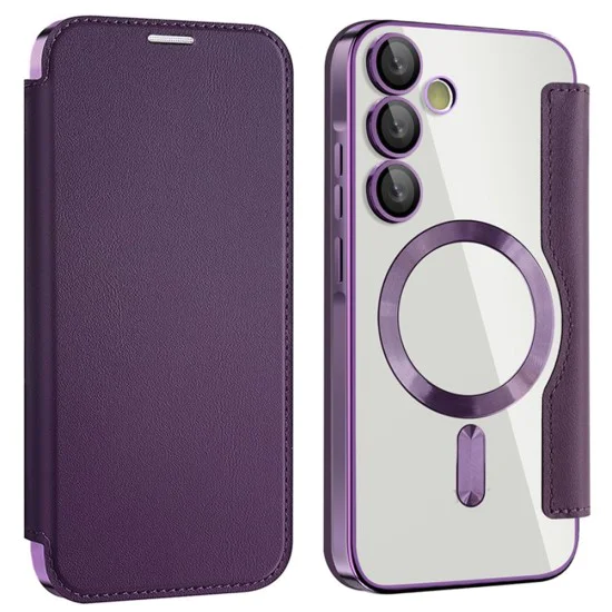 Кейс за Samsung Galaxy A55 5G - SmartMag Book Case - Лилав