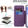 Кейс за Samsung Galaxy A55 5G - SmartMag Book Case - Лилав